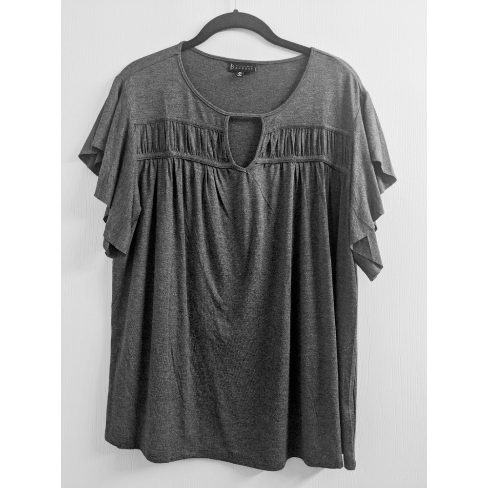 B Collection by Bobeau Nicoline Flutter Sleeve Tee